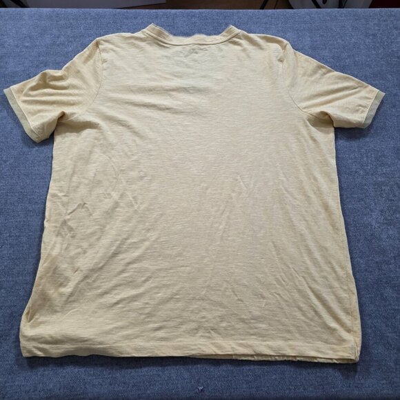T Shirt Women L Lot of 2 Banana Republic Olsen Yellow Green SS Cotton Mix Casual - Picture 11 of 16